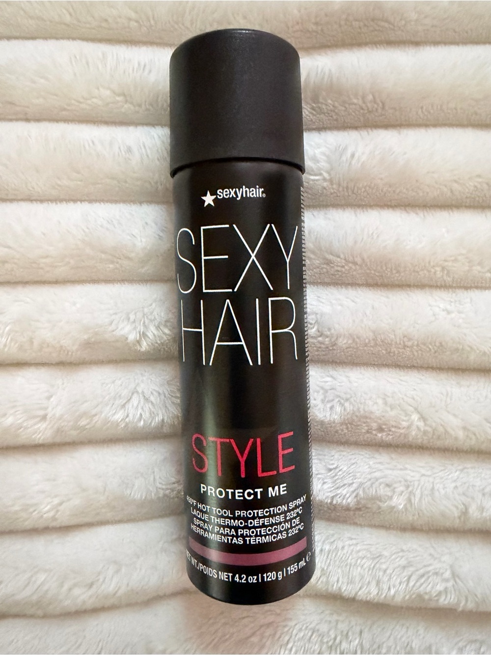 SexyHair STYLE Protect Me Heat Protection Spray - Black